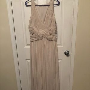 Cream color Calvin Klein formal gown